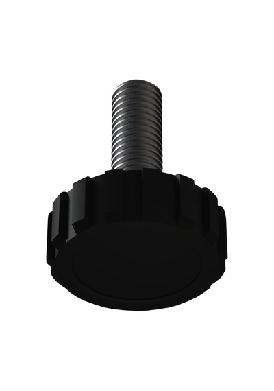 Cateksss M8 Ayar Vidası, Tırtıllı Vida, Bingo Ayak, Pingo Ayak Çap: 27 Mm Vida Uzunluğu 25 Mm Siyah - 45 Li Paket
