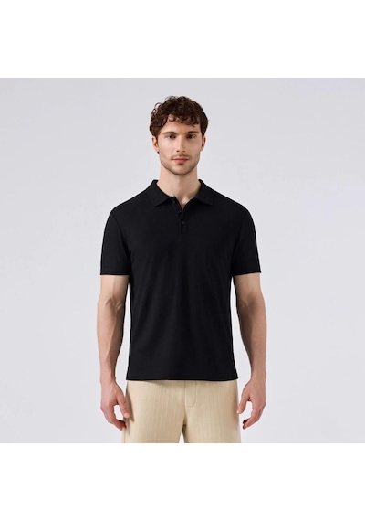 Ellesse 6sm5003-bk Polo Yaka Erkek T-shirt - Siyah Siyah