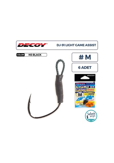 Decoy Dj-91 Light Game Tekli Asist İğnesi M 6 Adet
