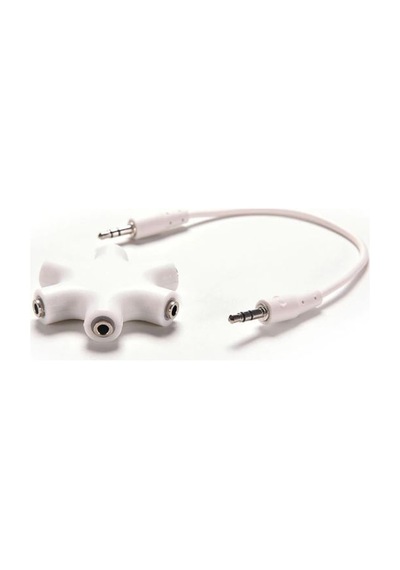 Kulaklık Çoklayıcı 5 Port 3.5Mm Çoğaltıcı Apple Uyumlu iPhone iPad Samsung Lg
