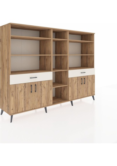 Hyperion Dolap 12 Raflı 2 Çekmeceli 4 Kapaklı 220x44x163 Çam-çam/ Çam-çam/aytaşı Hyperion Dolap 12 Raflı 2 Çekmeceli 4 Kapaklı 220x44x163 Çam-çam/ Çam-çam/aytaşı