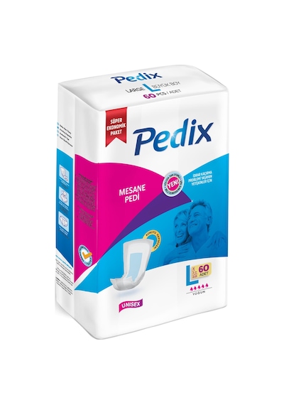 Pedix Mesane Pedi Unısex Büyük Boy Large L 60 Adet Diğer