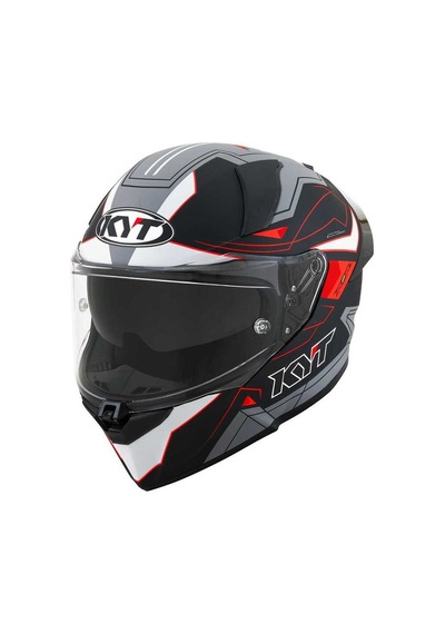 Kyt R2r Kapalı Kask Mat Beyaz - Gri - Siyah