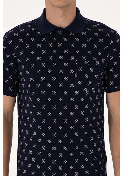 U.S. Polo Assn. Erkek Regular Fit Lacivert Polo Yaka Tişört 50300379-VR033