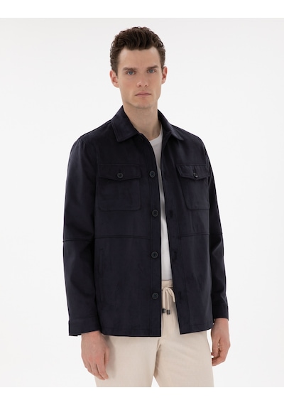 Pierre Cardin Erkek Lacivert Deri Mont-kaban 50312345-200 Lacivert