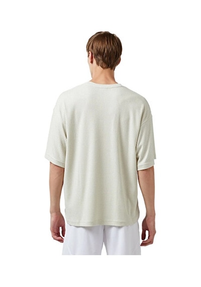 Under Armour Ua Rival Waffle Crew Erkek Günlük Tişört 1383106-110 Beyaz Beyaz