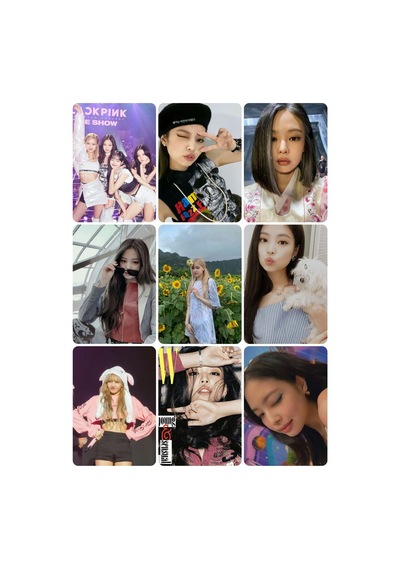 Black Pink 25 No -kpop- 9 Lu Fotokart Seti