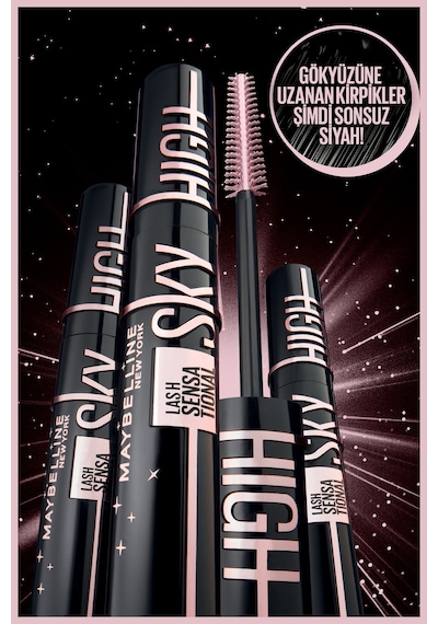 Maybelline New York Lash Sensational Sky High Cosmic Black Maskara