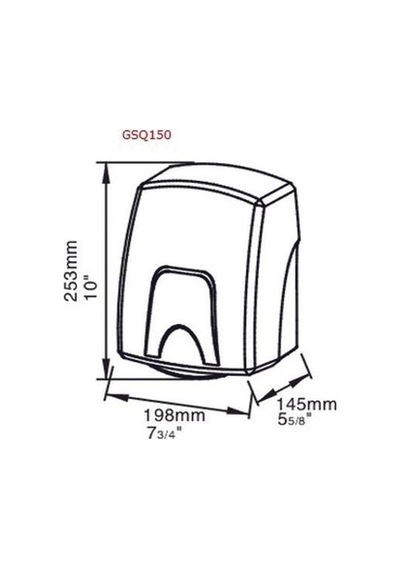 Xinda Gsq150 Sensörlü Abs Gövdeli 1500W El Kurutma Makinesi