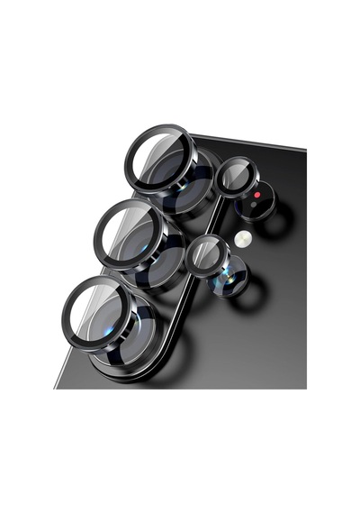 Microsonic Samsung Uyumlu Galaxy S26 Ultra Tekli Kamera Lens Koruma Camı Siyah