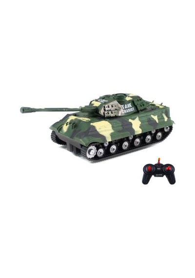 Uzaktan Kumandalı Tank Yeşil Işıklı Sesli Full Fonksiyon