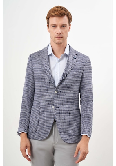 Morven Erkek Mavi Örme Slim Fit Torba Cep Mono Yaka Spor Ceket 24ms002011300 Mavi Morven Erkek Mavi Örme Slim Fit Torba Cep Mono Yaka Spor Ceket 24ms002011300 Mavi