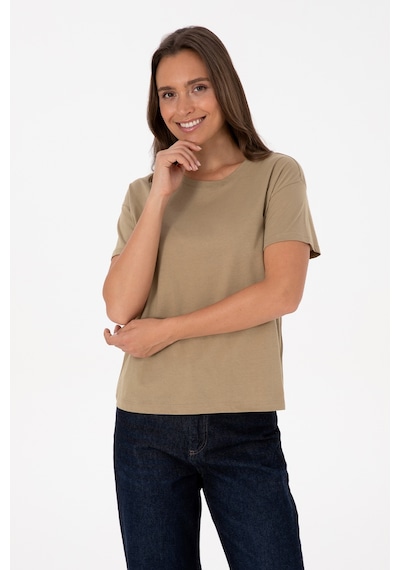U.S. Polo Assn. U.s. Polo Assn. Kadın Haki Tişört 50320031-vr027
