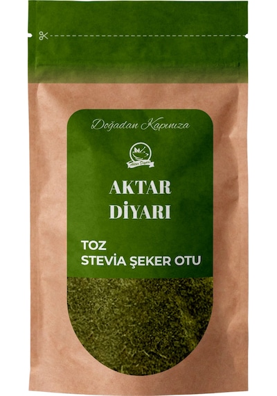 Aktar Diyarı Stevia Bitki Öğütülmüş Toz 250 G