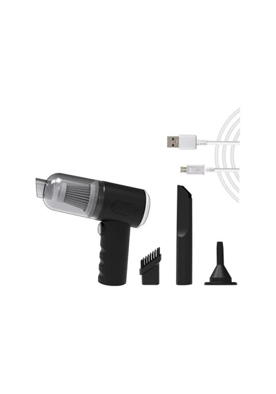 Şarjlı Araç İçi Süpürge Siyah 0-250 Watt 81-90 Dba 2 Yıl Garantili 1-2 Saat Kullanım