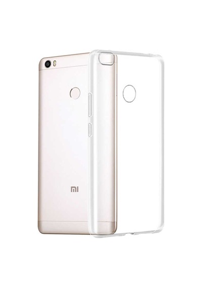 Kvy Xiaomi Mi Max 2 Kamera Korumalı Süper Silikon Kılıf Şeffaf