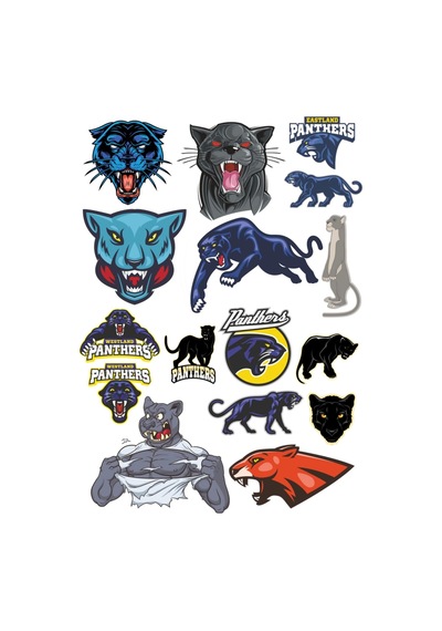 Leopar Sticker Set-2 17 Parça Telefon, Tablet, Defter, Laptop Sticker