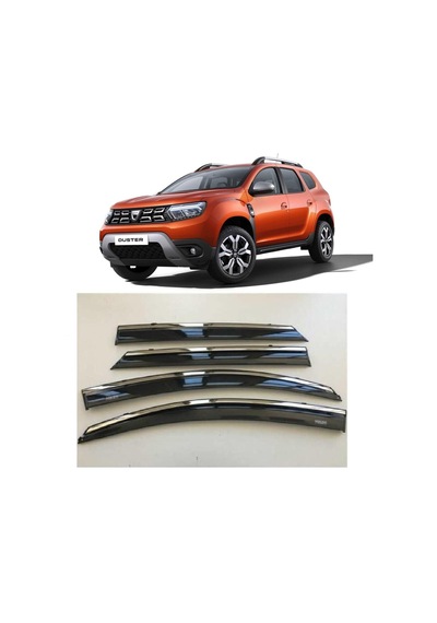 Dacia Duster Kromlu Cam Rüzgarlığı Krom Rüzgarlık 2018-2023