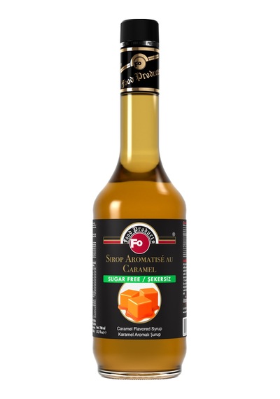 Fo  Karamel Aromalı Şurup Şekersiz 700 ML