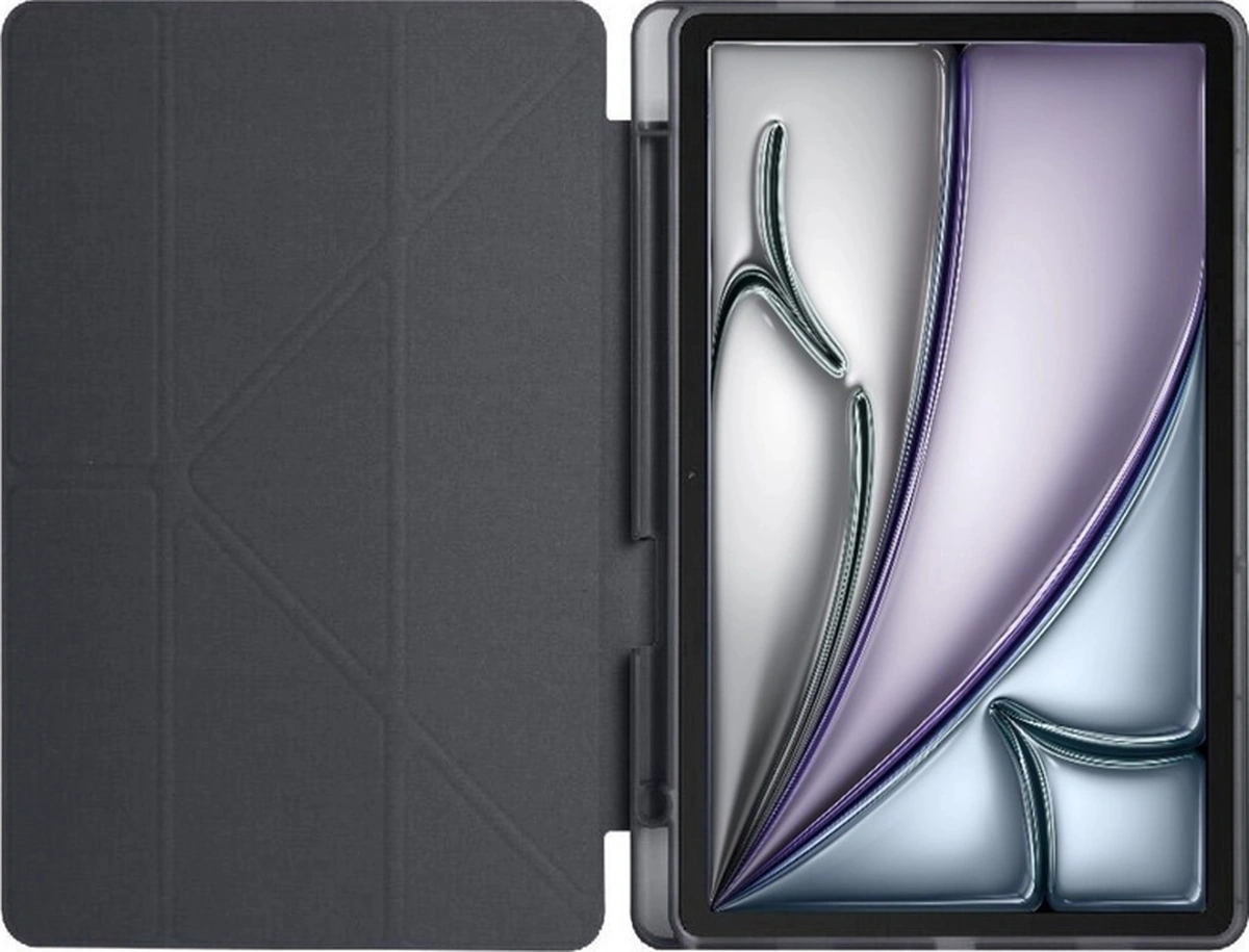 Apple Uyumlu iPad Air 11" M3 2025 / M2 2024 / Air 10.9" 2022/2020 Kılıf Kalem Şarj Bölümü Uyku Modu Standlı