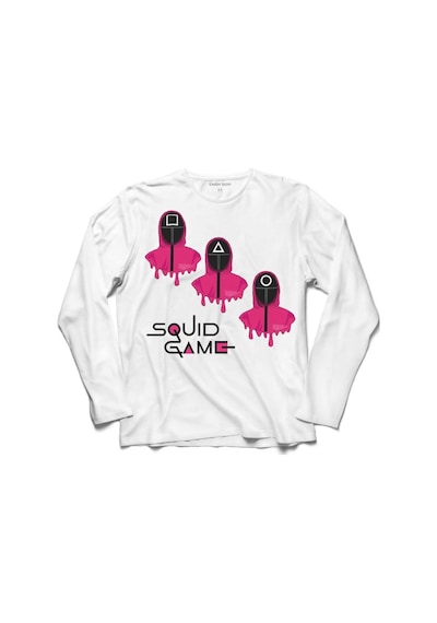 Squıd Game Red Green Lıght Kırmızı Yeşil Işık Uzun Kollu Tişört (513889647)