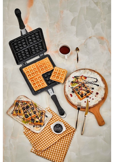 Taç Waffle Tavası Siyah