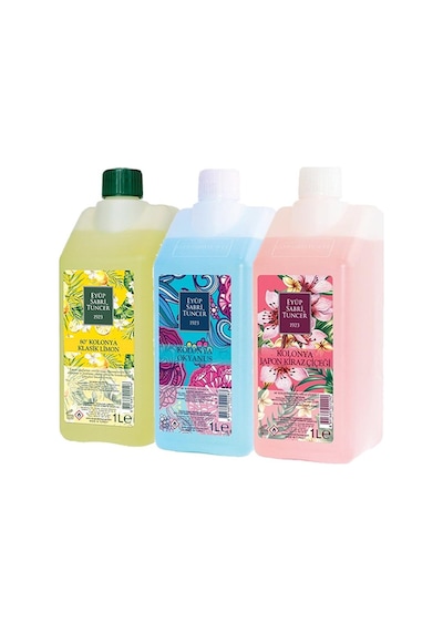 Eyüp Sabri Tuncer Klasik Limon + Japon Kiraz Çiçeği + Okyanus Kolonyası 1 L