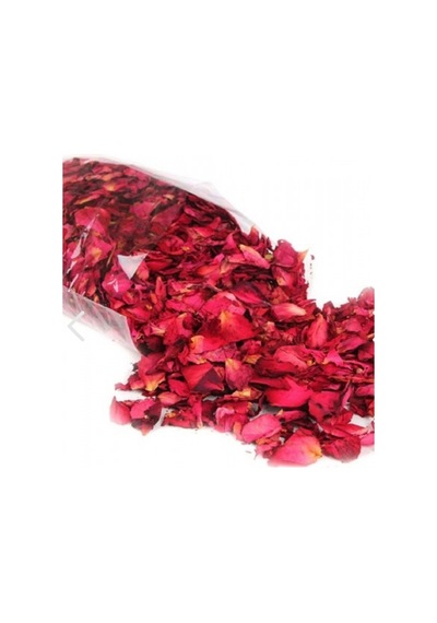 1000 Adet Kırmızı Gül Yaprağı Kuru Gül Yaprağı Romantik Süsleme Dekoratif Yaprak 2 Paket Kırmızı - 611576191 Kırmızı