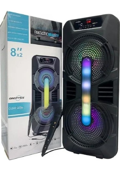 Torima GTS-1702 Taşınabilir Mikrofonlu Rgb Işıklı Bluetooth Hoparlör