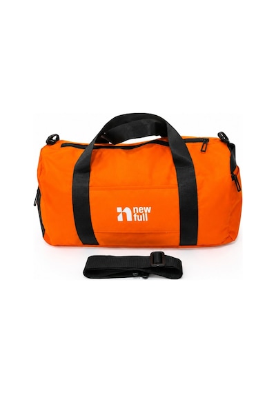 Newfull Sport Ayakkabı Bölmeli Astarlı Su Geçirmez Seyahat Ve Spor Çantası-orta Boy Turuncu