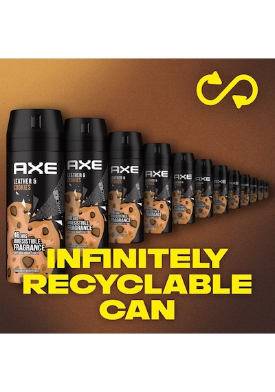 Axe What?! Leather&Cookies Erkek Sprey Deodorant 150 ML