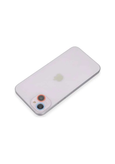 İphone 13 Mini Renkli Kamera Lens Koruma Cam - Pembe-mavi Diğer