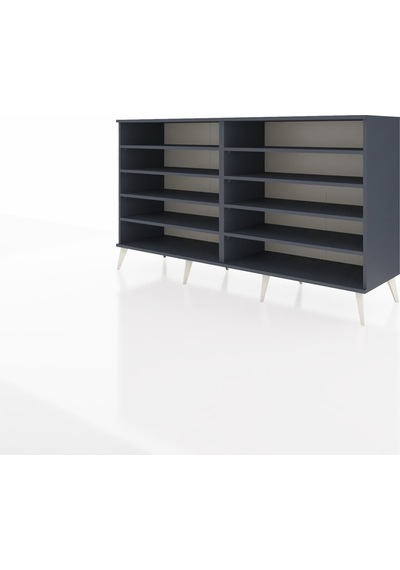 Hyperion Konsol 8 Raflı 176x44x99 Antrasit-antrasit Antrasit-antrasit