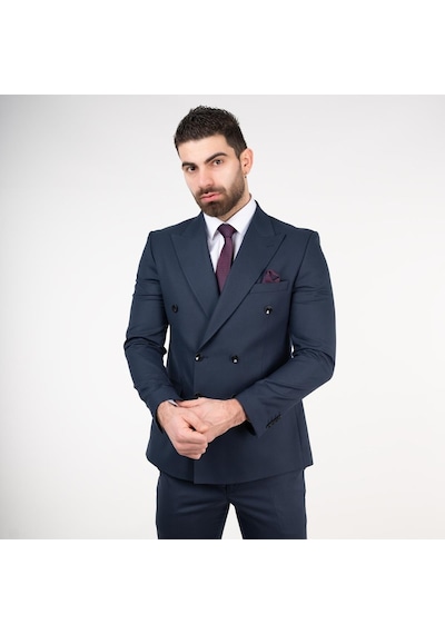 Apartro Kruvaze Slimfit Erkek Takım Elbise