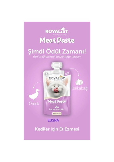 Kediler İçin Sıvı Ödül Maması Et Ezmesi