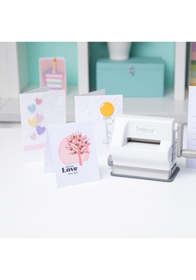 Sizzix Sidekick Delme Makinesi 661770, 6,35 Cm Açıklık, Beyaz