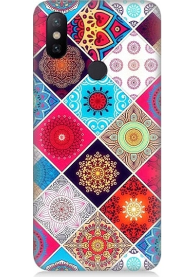 Xiaomi Mi A2 Uyumlu Pitikare Mandala Desenler Desenli Silikon Kılıf