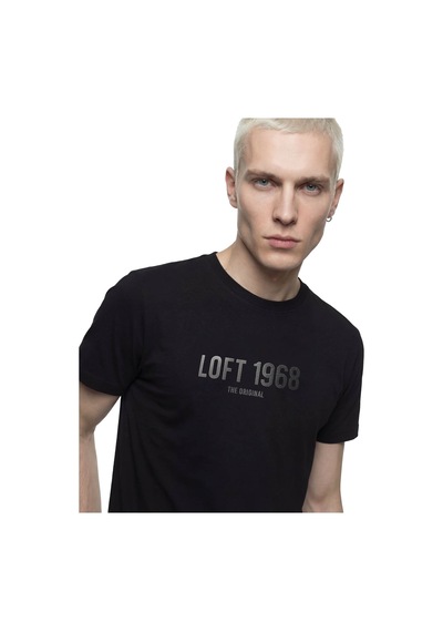 Loft Regular Fit Siyah Erkek T-shirt Lf2042339