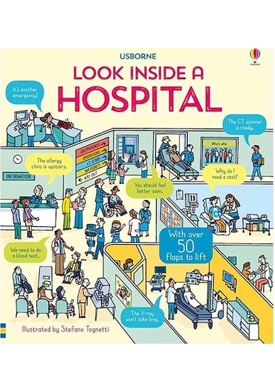 The Usborne Look Inside A Hospital 5+ Yaş