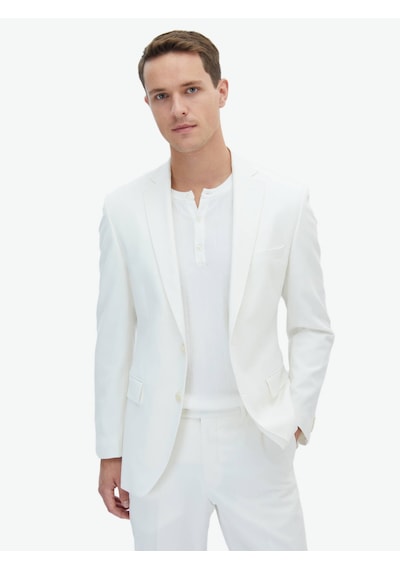 Kip Ekru Düz Slim Fit Takım Elbise Çok Renkli Kip Ekru Düz Slim Fit Takım Elbise Çok Renkli