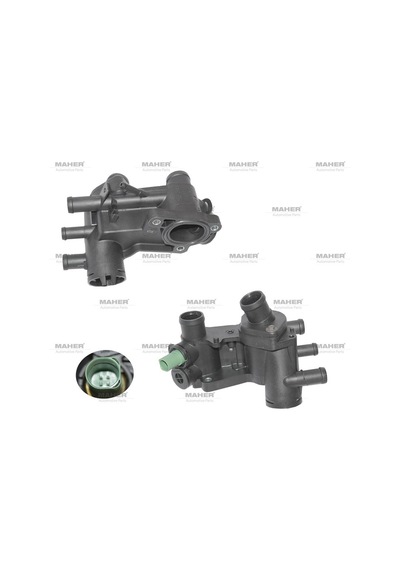 Volkswagen Polo 2000-2001 Termostat Komple 1.4 032121111bb