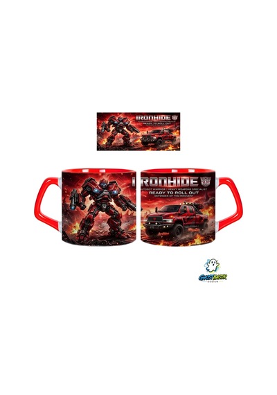 Transformers İronhide Kupa Bardak Tek Adet 0735 Çok Renkli