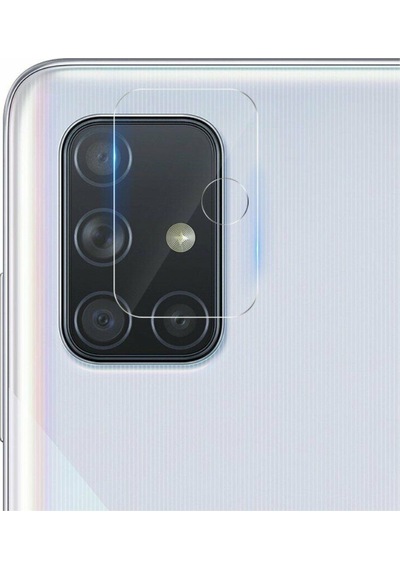 Samsung Galaxy A51 Uyumlu Kamera Lens Koruyucu Nano Cam Şeffaf Tam Kapla