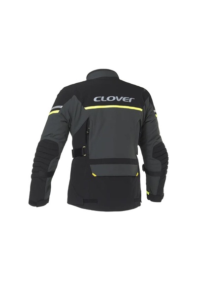 Clover Savana-4 Wp Korumalı Motosiklet Montu Siyah Sarı