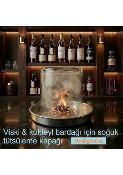 Viski & Kokteyl İçin Premium Elma Ağacı Soğuk Tütsüleme Aroma Talaşı
