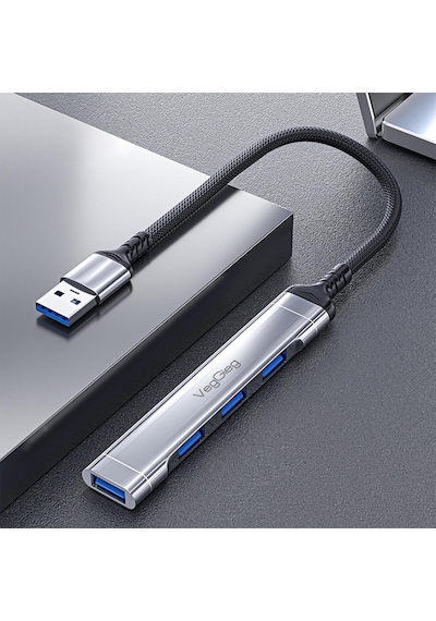 VegGieg Usb 3.0 4 Port 3 Usb 2.0 Ve 1 Usb 3.0 Çoklayıcı Hub