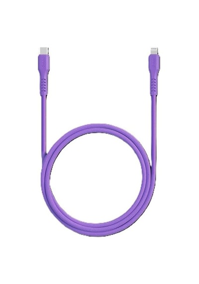 27w Pd Type-c To Lightning İle Uyumlu Hızlı Şarj Ve Data Kablosu 120cm Neon Neon Mor 2dk60nmr