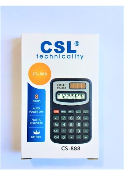 CSL CS-888 Mini Cep 8 Hane Hesap Makinesi