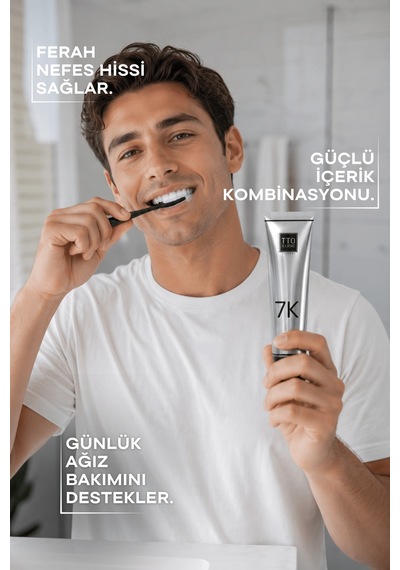 Tto Clinic 7k Aktif Karbonlu Diş Macunu 75 Ml Diş Eti Ve Mine Bakımı Temel Bakım