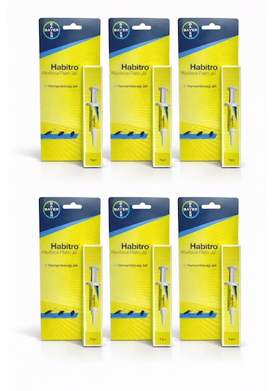 Habitro Maxforce Platin Jel Hamamböceği Öldürücü 6x5 Gr Profesyonel Hamam Böceği Jel